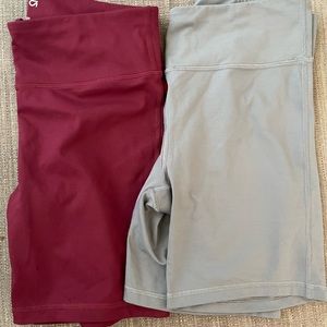 Gap fit workout biker shorts set of two